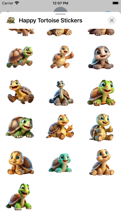 Happy Tortoise Stickers screenshot 4