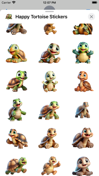 Happy Tortoise Stickers screenshot 5