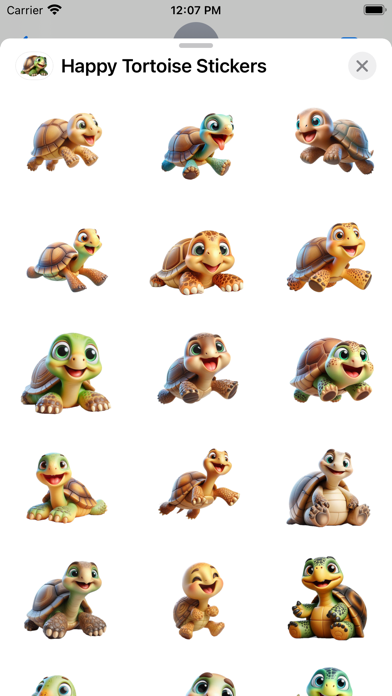 Happy Tortoise Stickers screenshot 6