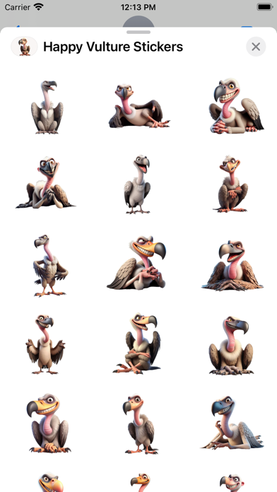 Happy Vulture Stickers screenshot 5