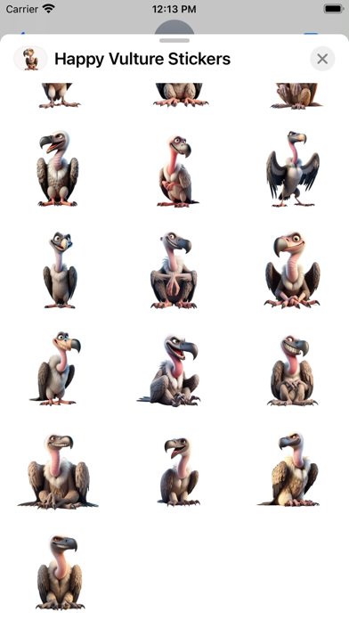 Happy Vulture Stickers screenshot 4