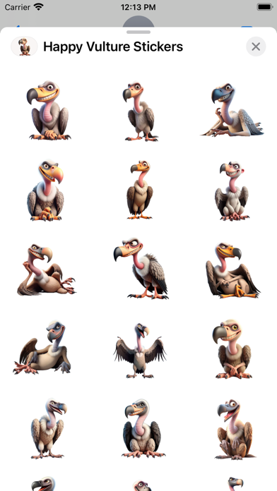 Happy Vulture Stickers screenshot 6