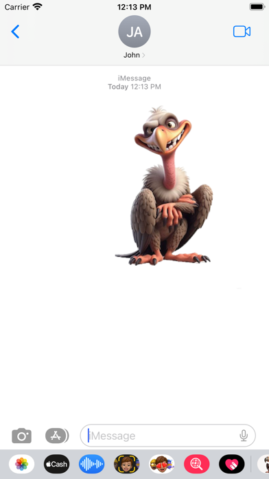 Happy Vulture Stickers screenshot 3