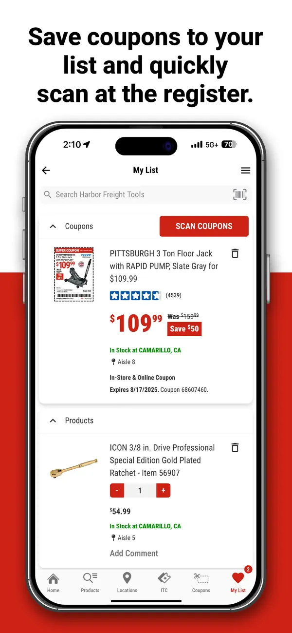 Harbor Freight Tools screenshot 2