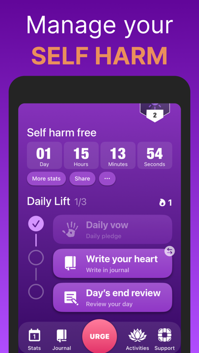 HarmLess: Self Harm Tracker screenshot 10