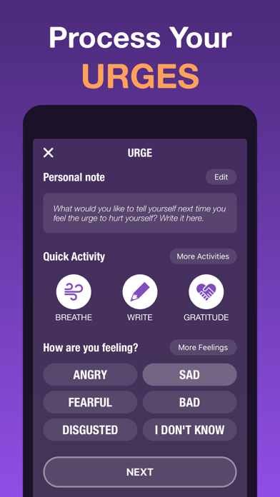 HarmLess: Self Harm Tracker screenshot 6