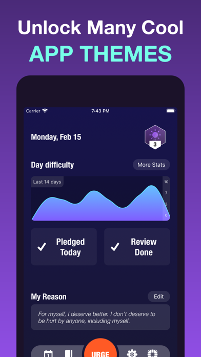 HarmLess: Self Harm Tracker screenshot 1