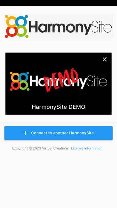 HarmonySite screenshot 1