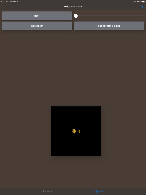 Harry Potter fan club fonts screenshot 1
