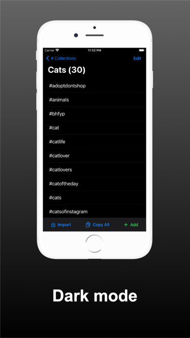 Hashberg easy hashtag manager screenshot 6