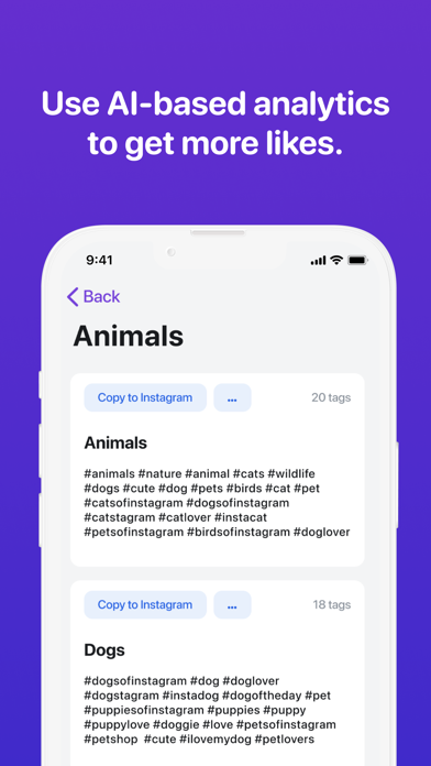 Hashtag: AI Tag Generator screenshot 1