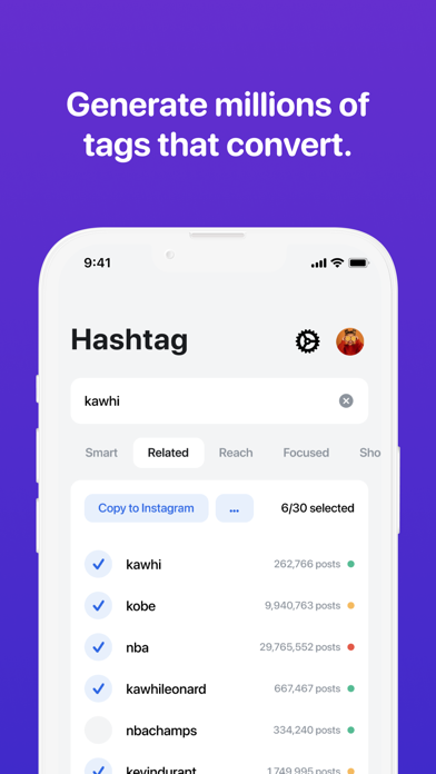 Hashtag: AI Tag Generator screenshot 3