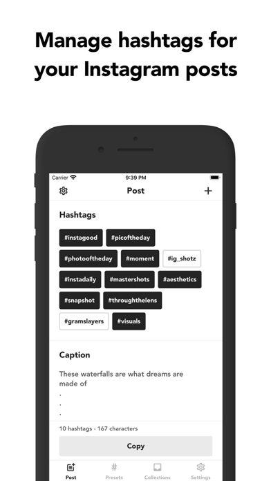 Hashtag Manager for Social screenshot 2
