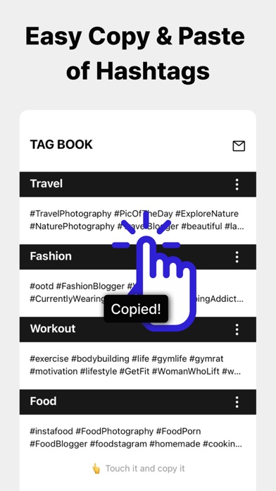 Hashtag Paste - TagBook screenshot 3
