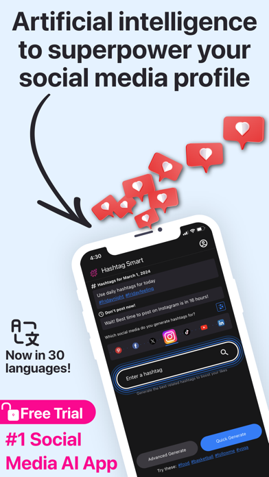 Hashtag Smart: AI Like Booster screenshot 9