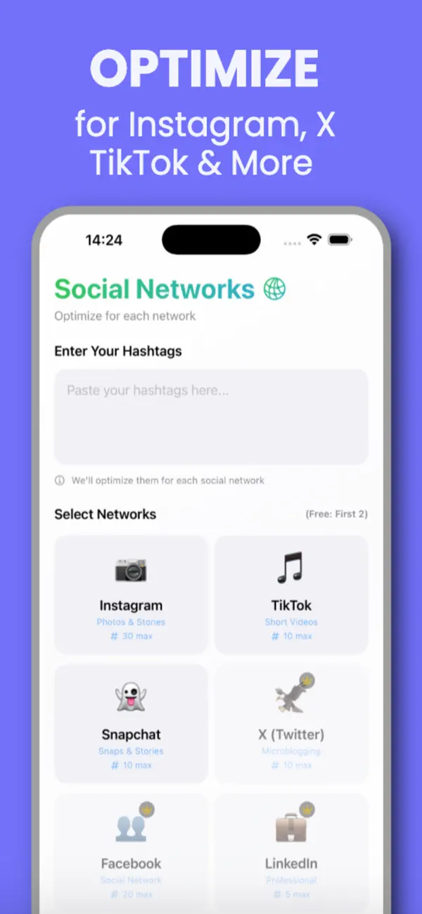 HashTy · Hashtag Generator screenshot 2