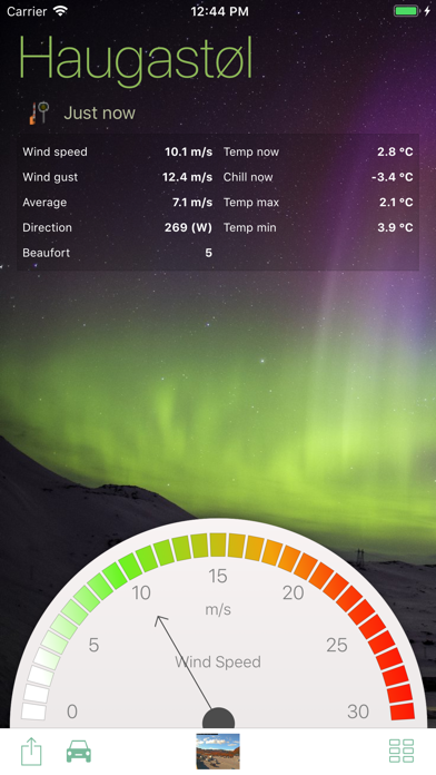 Haugastøl Wind Meter screenshot 1