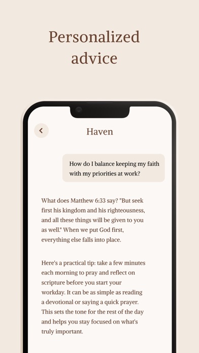 Haven - Bible Chat screenshot 2