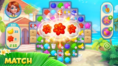 Hawaii Match-3 Mania: My Villa screenshot 4