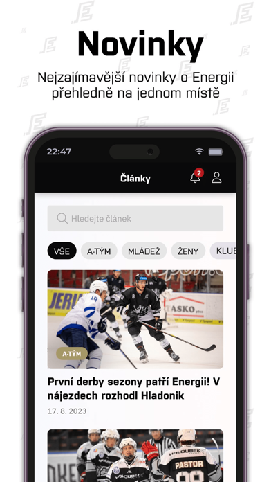 HC Energie Karlovy Vary screenshot 2