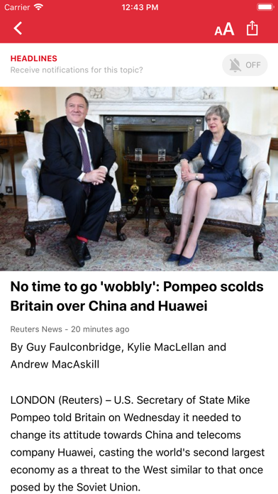 Headlines: Live Breaking News screenshot 3