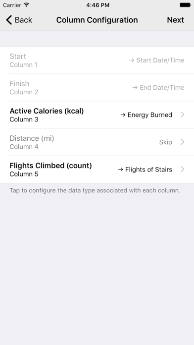 Health CSV Importer screenshot 3