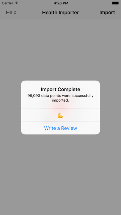 Health CSV Importer screenshot 1