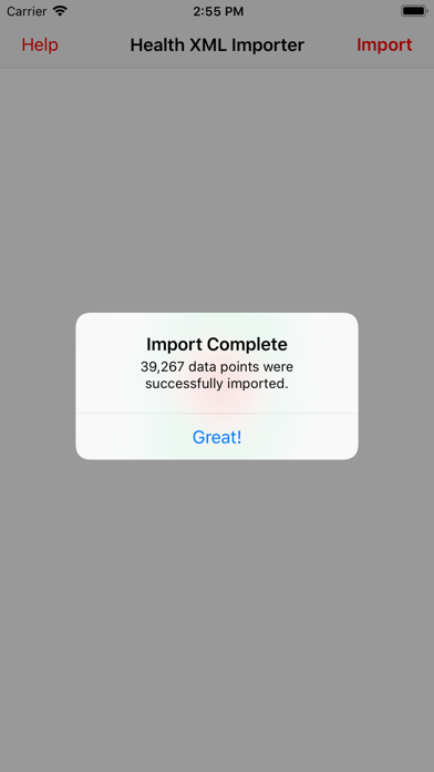 Health Data Importer screenshot 1