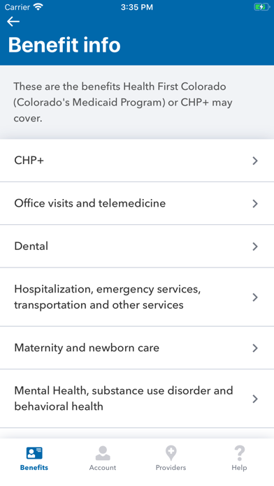 Health First Colorado screenshot 5