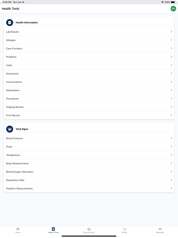 Health Record Home screenshot 2