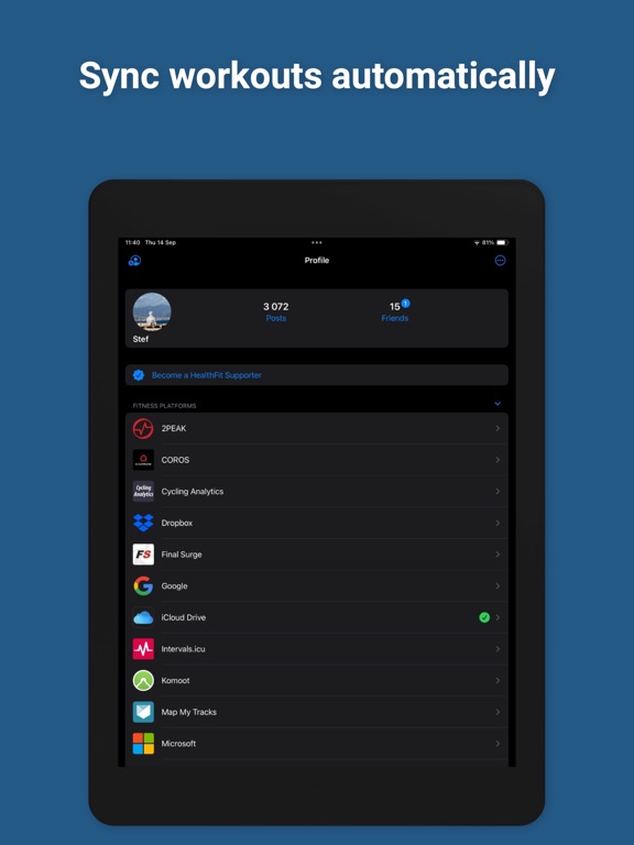 HealthFit screenshot 1