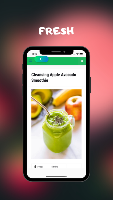 Healthy Smoothie Recipes. screenshot 1