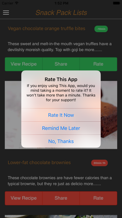 Healthy snack ideas screenshot 1