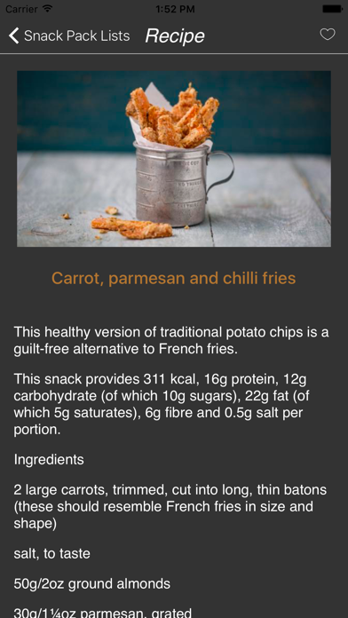 Healthy snack ideas screenshot 3