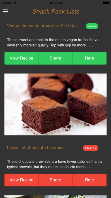 Healthy snack ideas screenshot 4