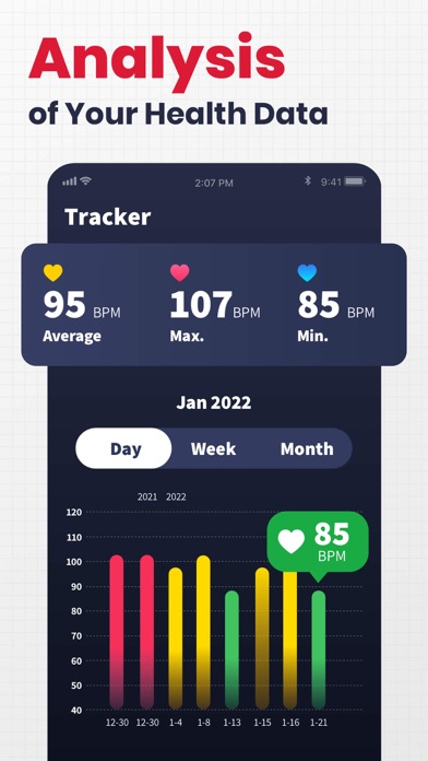 Heart Rate Monitor · Pulse App screenshot 3