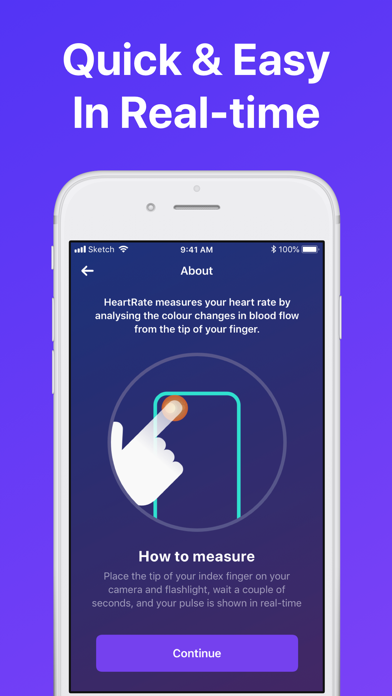 Heart Rate Monitor - Pulse App screenshot 2