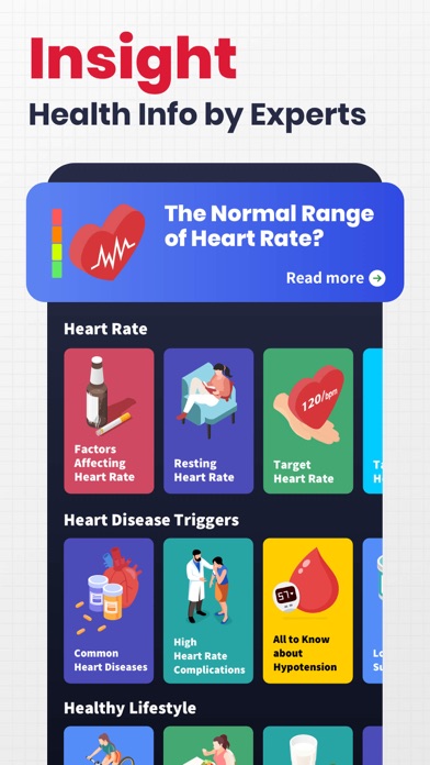 Heart Rate Monitor · Pulse App screenshot 2