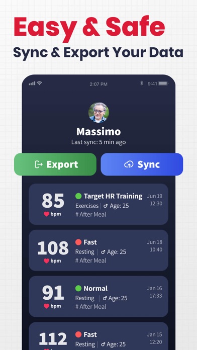 Heart Rate Monitor · Pulse App screenshot 1