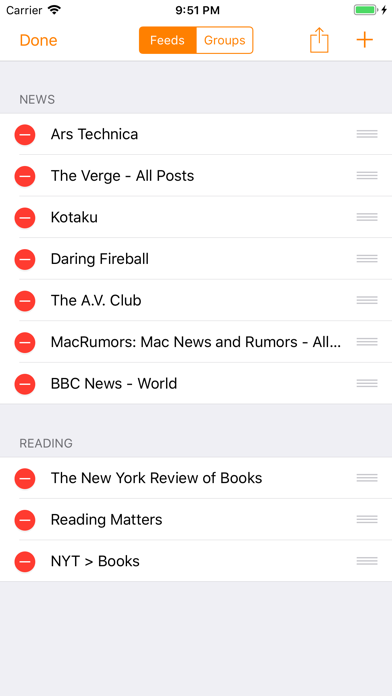 Heartfeed RSS Reader screenshot 2