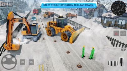 Heavy Excavator Snow Plow Sim screenshot 3