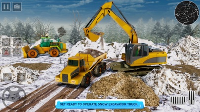 Heavy Excavator Snow Plow Sim screenshot 2
