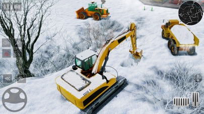 Heavy Excavator Snow Plow Sim screenshot 1