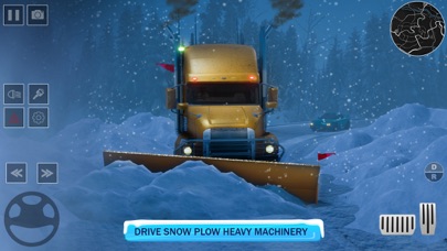 Heavy Excavator Snow Plow Sim screenshot 4