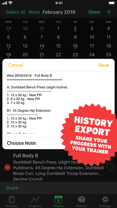 HeavySet - Gym Workout Log screenshot 1