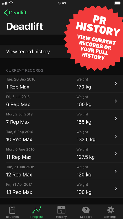 HeavySet - Gym Workout Log screenshot 4