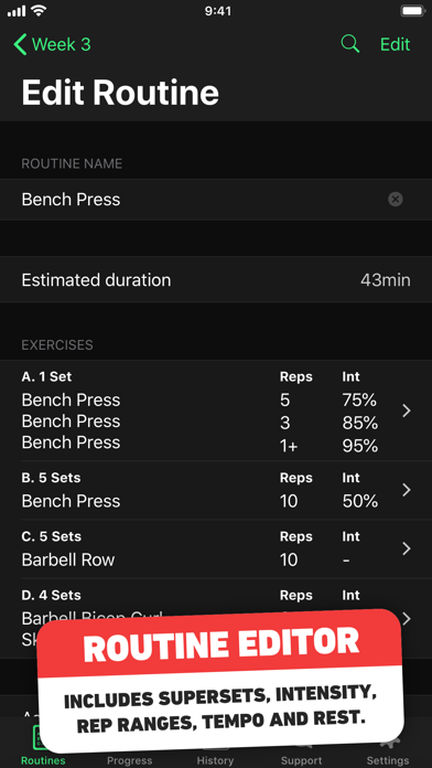 HeavySet - Gym Workout Log screenshot 7