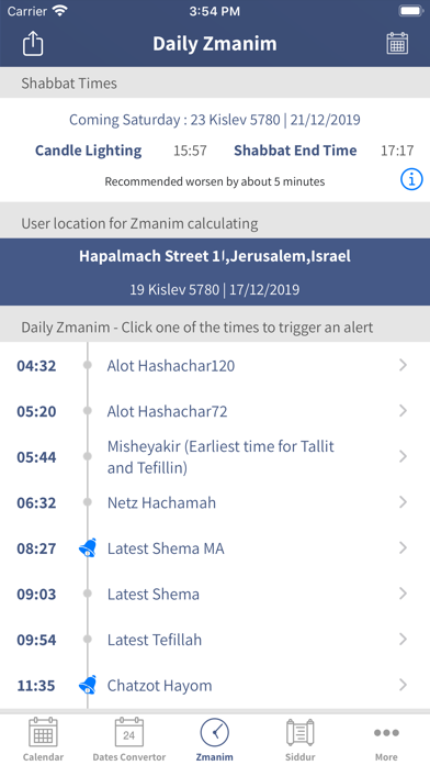 Hebrew Calendar - הלוח העברי screenshot 9