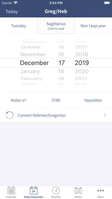 Hebrew Calendar - הלוח העברי screenshot 6