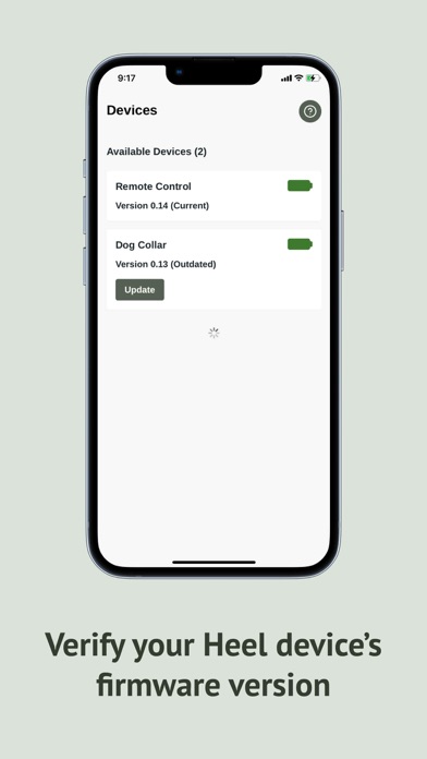 Heel Firmware Update screenshot 2